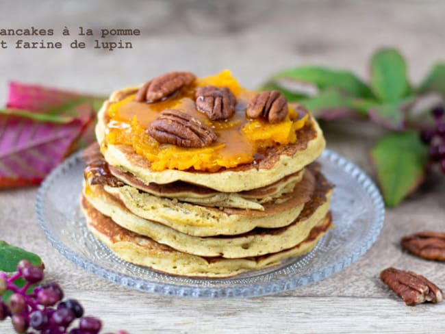 Pancakes à la farine de lupin