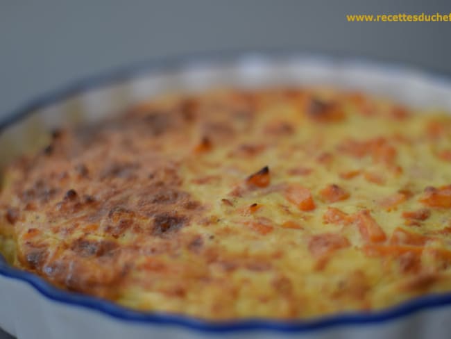 Quiche aux carottes