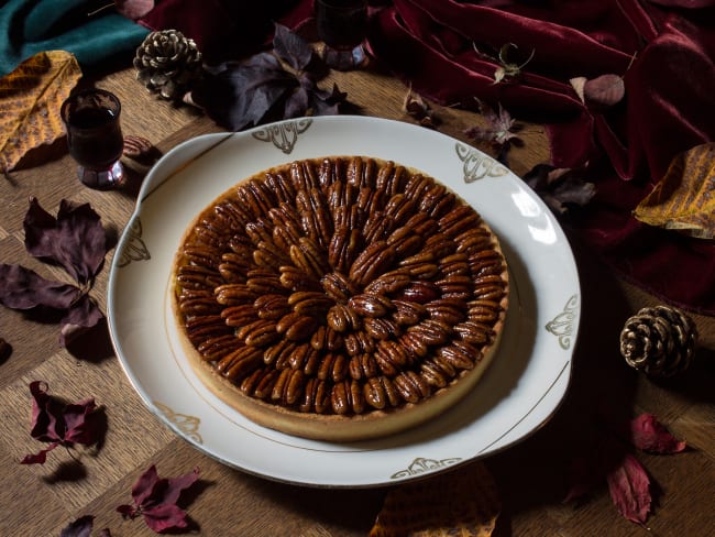 Tarte aux pacanes de Thanksgiving