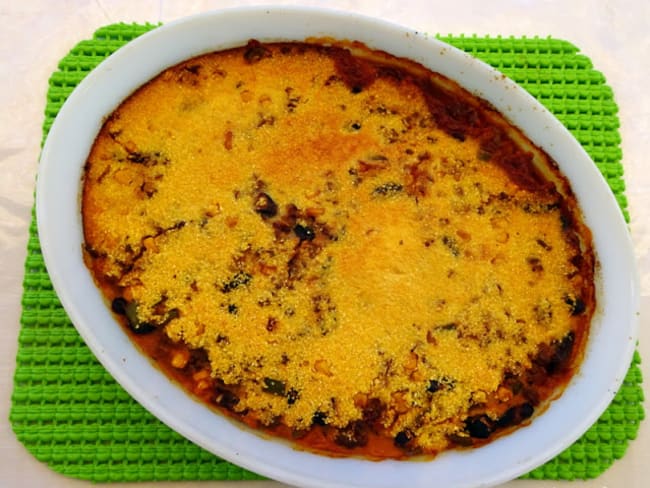 Cornbread Tamala Pie : un chili con carne avec une croûte de farine de maïs grillé