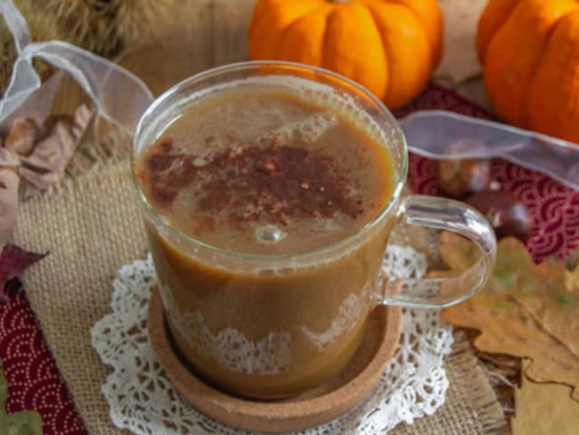 Pumpkin spice latte au lucuma