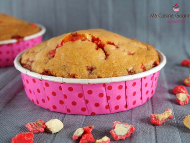 Muffins aux Pralines Roses