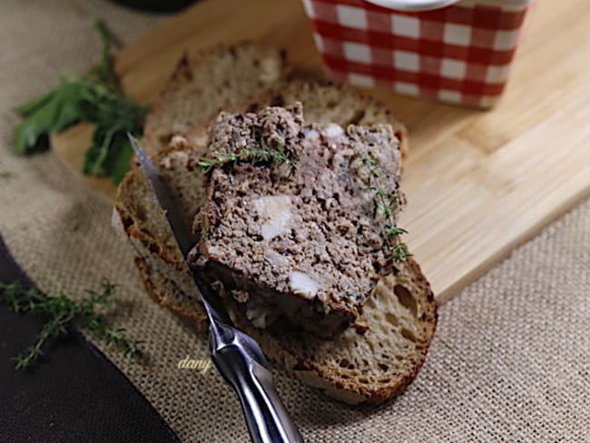 Terrine de foies de volaille à la provençale