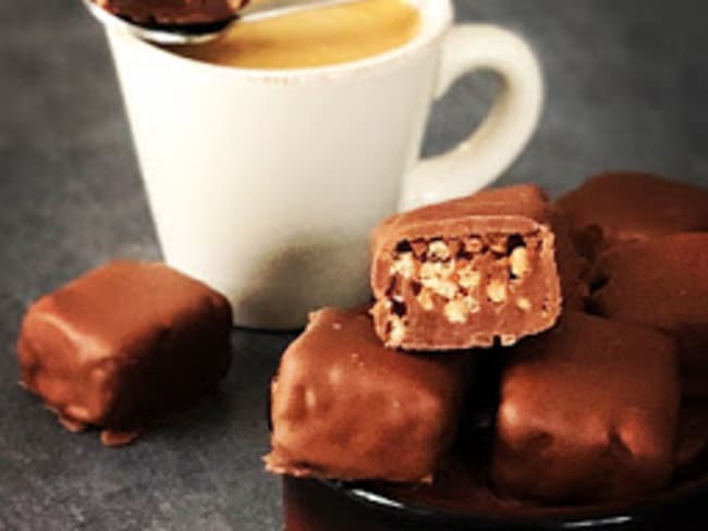 Bouchées croustillantes au beurre de cacahuètes