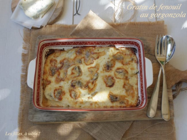 Gratin de fenouil au gorgonzola