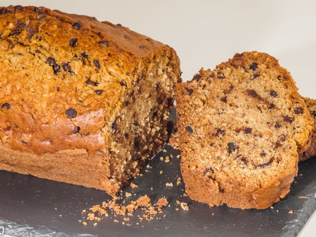 Gâteau du matin noisettes, chocolat