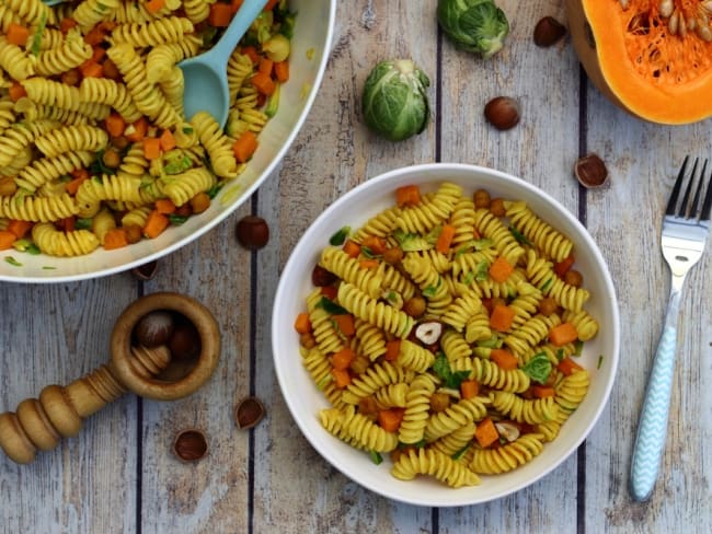 Salade de pâtes d'automne