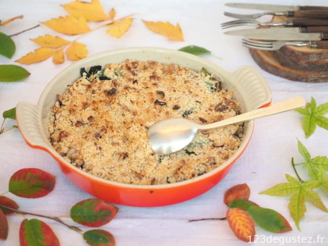 Cuisiner les bettes en crumble