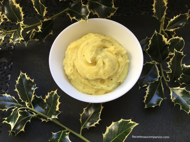 Purée de pommes de terre au beurre d’escargot