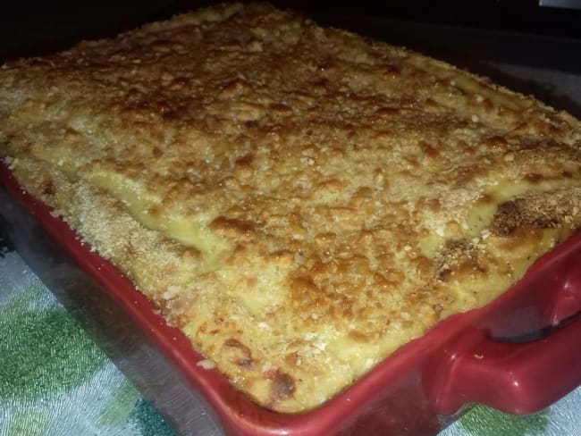 Hachis parmentier de cabillaud aux 2 purées