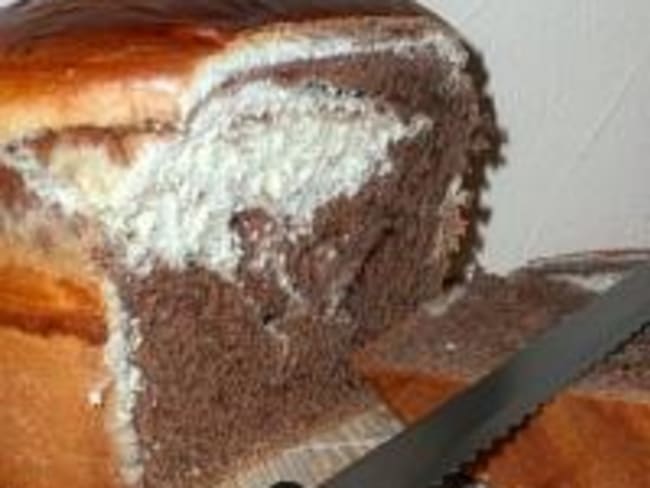 Brioche Marbrée Vanille et Chocolat