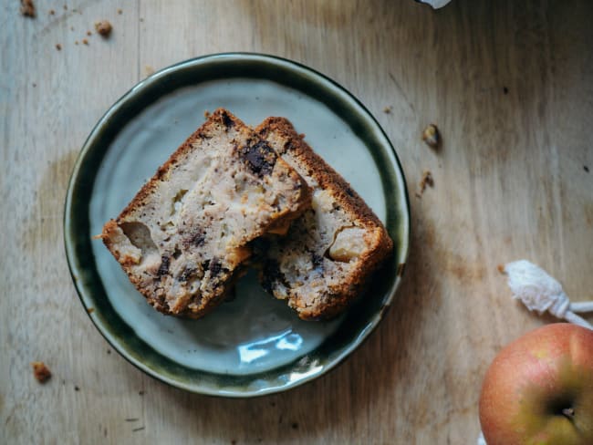 Cake pomme, châtaigne et chocolat