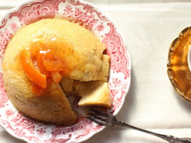 Pudding vapeur au pain et aux oeufs