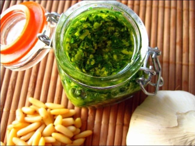 Pesto vert traditionnel - pesto alla genovese