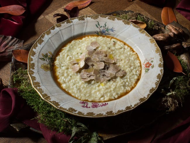 Risotto à la truffe blanche d’Alba pour les fêtes