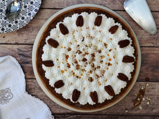 Tarte aux noix de Pécan et poires