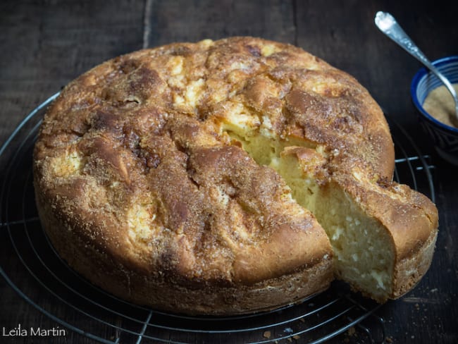 Zemetkueche : une brioche alsacienne à la crème et à la cannelle