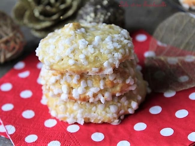 Biscuits au rhum & sucre en grains