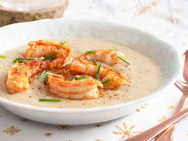 Recette Velouté de panais et crevettes