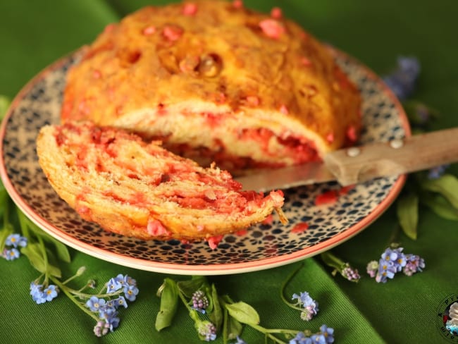 Brioche Praluline aux pralines roses d'après le Chef Pâtissier François Pralus