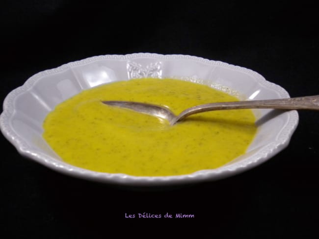 Soupe de courgettes toute simple