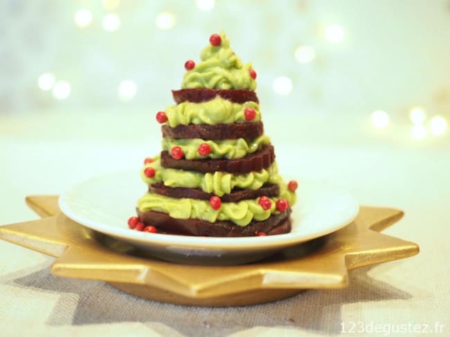 Sapin de Noël comestible en légumes