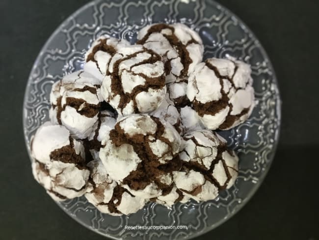 Crinkles ou craquelés au chocolat