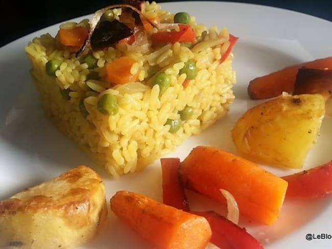 Biryani aux légumes / Riz brun aux légumes 