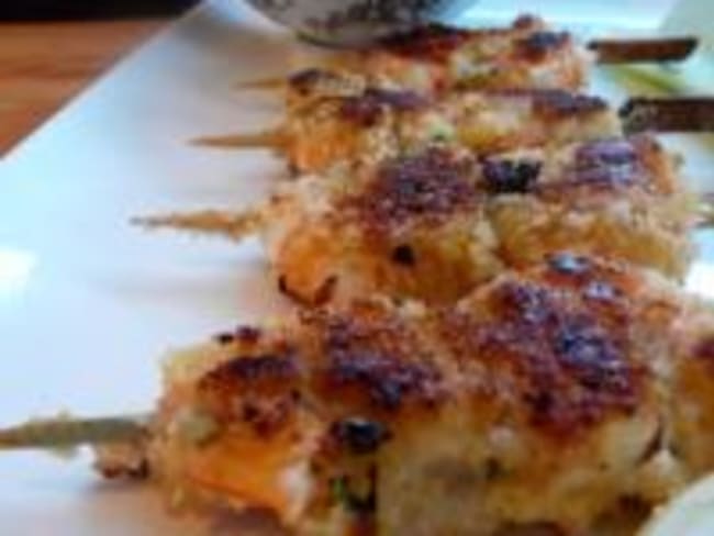 Brochettes de Crevettes