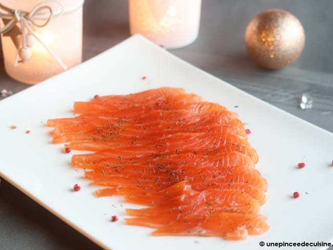 Gravlax de saumon maison super facile