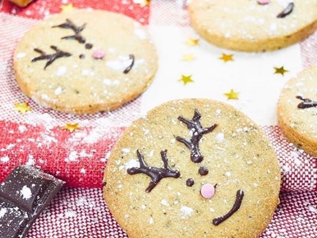 Biscuits de Noël Rodolph Le Renne à la vanille intense