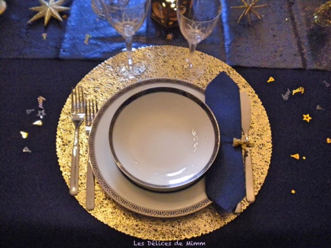 Ma table Douce Nuit de Noël et Menu de fête