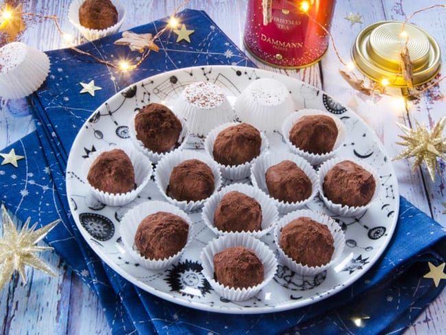 Truffes au thé de Noël