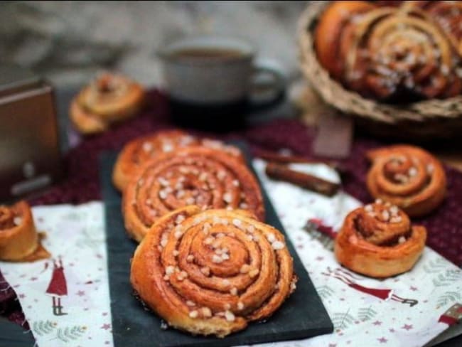 Kanelbullar - brioches suédoises à la cannelle