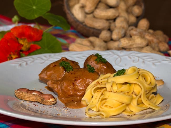 Sot l'y laisse de dinde, crème au beurre de cacahuète 