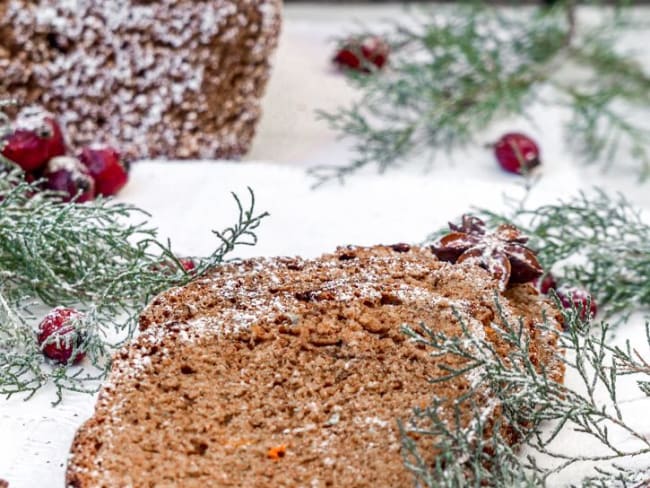 Pain d’épices alsacien orange et bergamote vegan