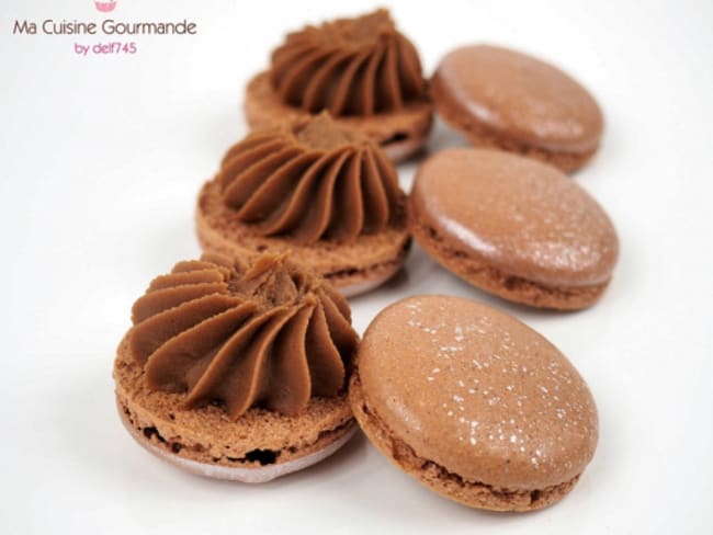 Macaron Chocolat Marron