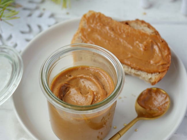 Pâte à tartiner au speculoos sans gluten et vegan