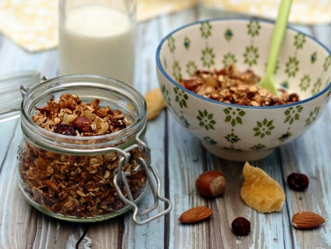 Muesli aux cranberry et pommes