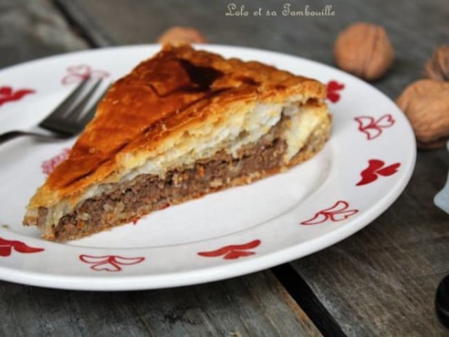 Galette des rois légère aux noix et oranges confites