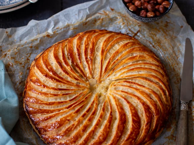 Galette des rois à la frangipane de noisette pour l'épiphanie