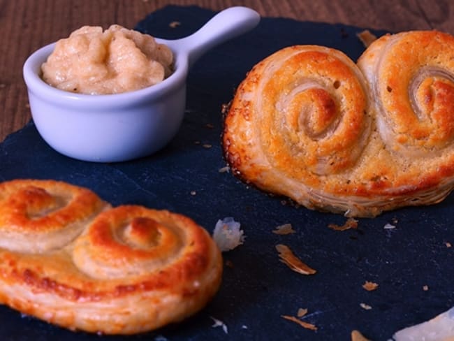 Palmiers fait maison à la frangipane