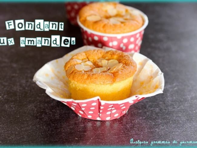 Fondant aux amandes