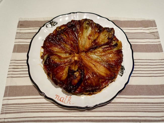 Tatin d'endives caramélisées