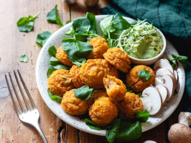 Croquettes de patate douce au quinoa