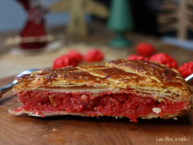 Galette aux pralines roses