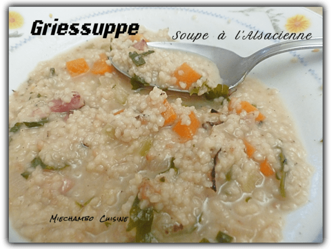 Soupe à l'alsacienne