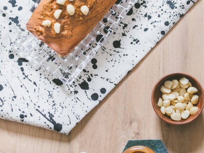 Cake au praliné aux noix de macadamia