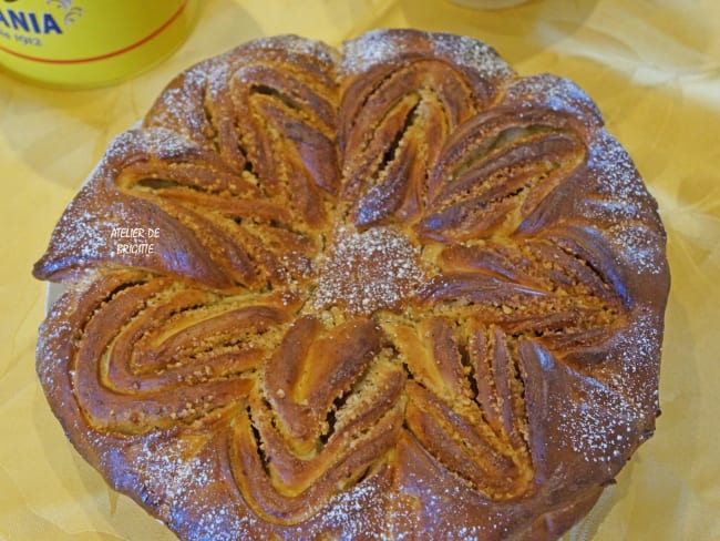 Brioche flocon à la noisette