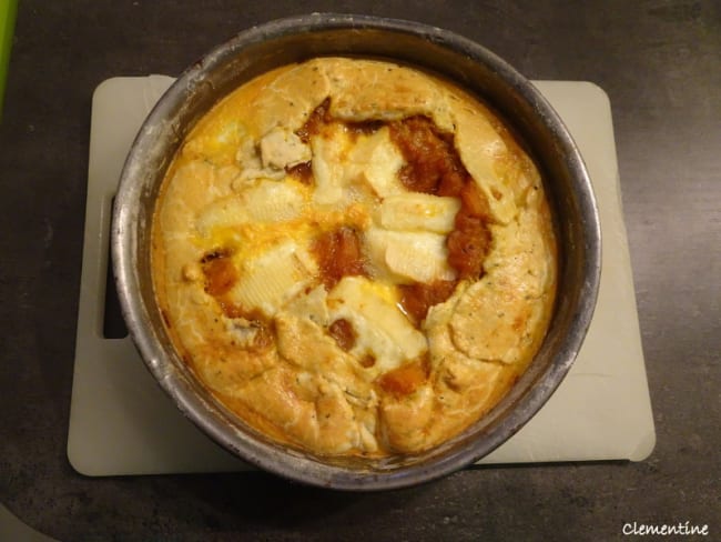 Tarte rustique au potimarron et au Goustal